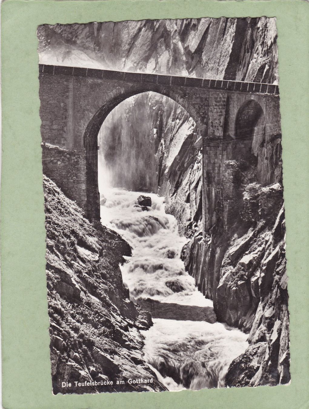 Cartoline postali: Die Teufelsbrücke am Gotthard 1941 – Usato da Herisau venduto da Lisegrat2008