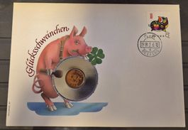 Numisbrief Glücksschweinchen ab 1 Fr.