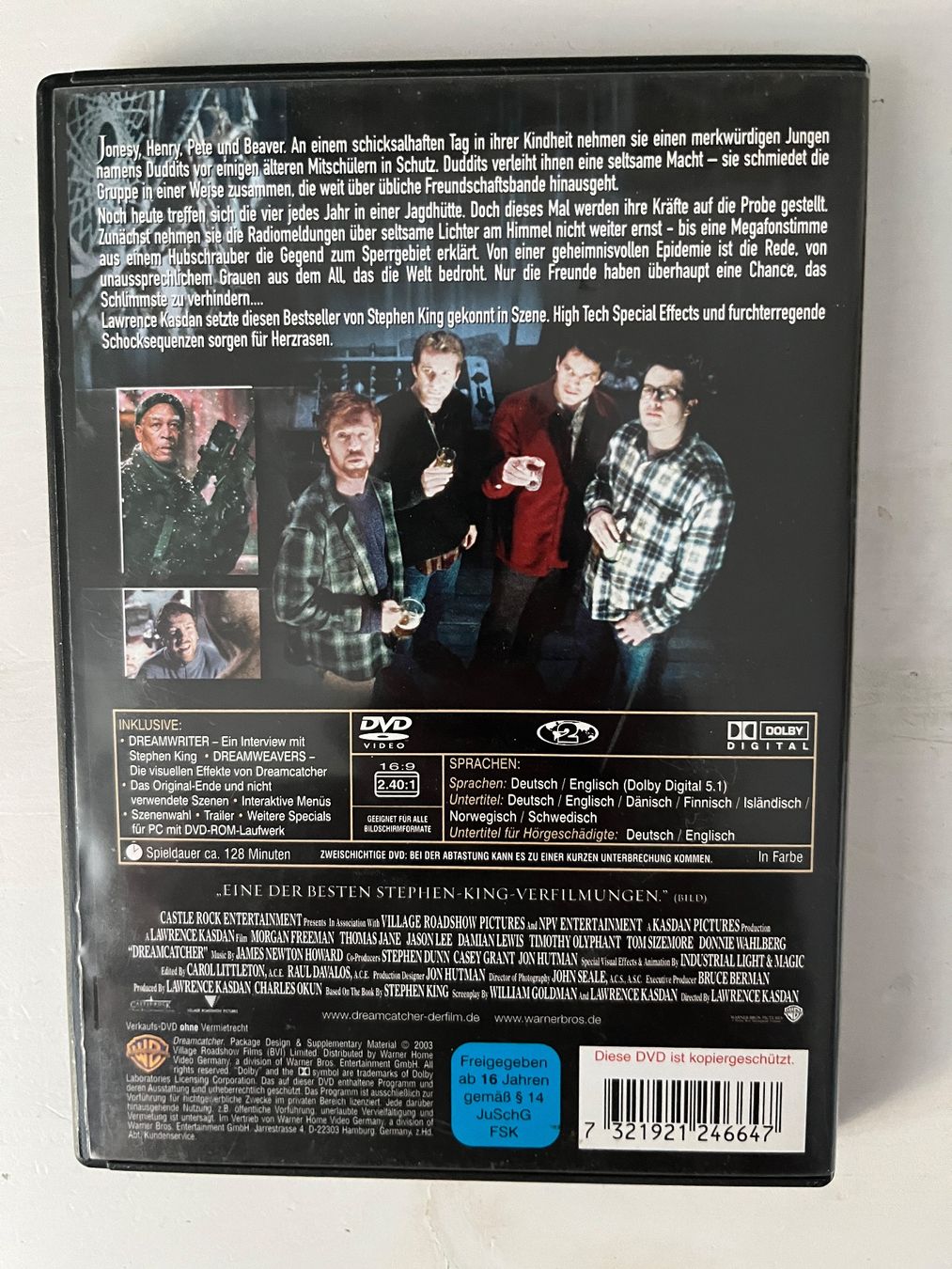 Tutti i DVDs: Dreamcatcher (2003) DVD 📀 – Nuovo (secondo la descrizione) da Sierre venduto da black.box 1
