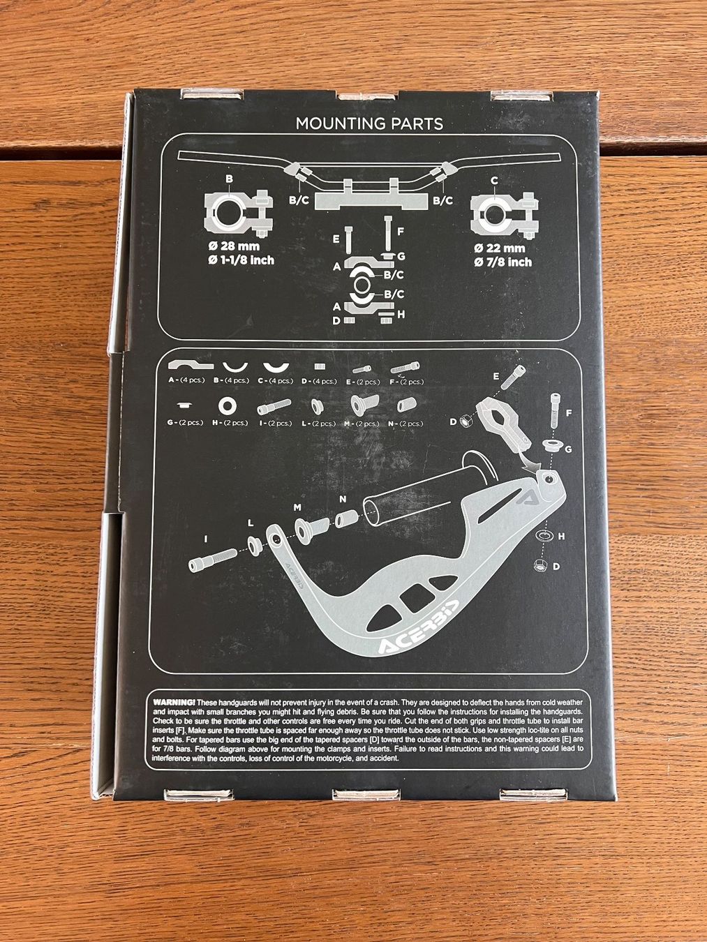Acerbis Alle Motorradersatzteile: Acerbis Handguard Schwarz – Neu und originalverpackt aus Glattpark (Opfikon) von Fabiobuscheli 2
