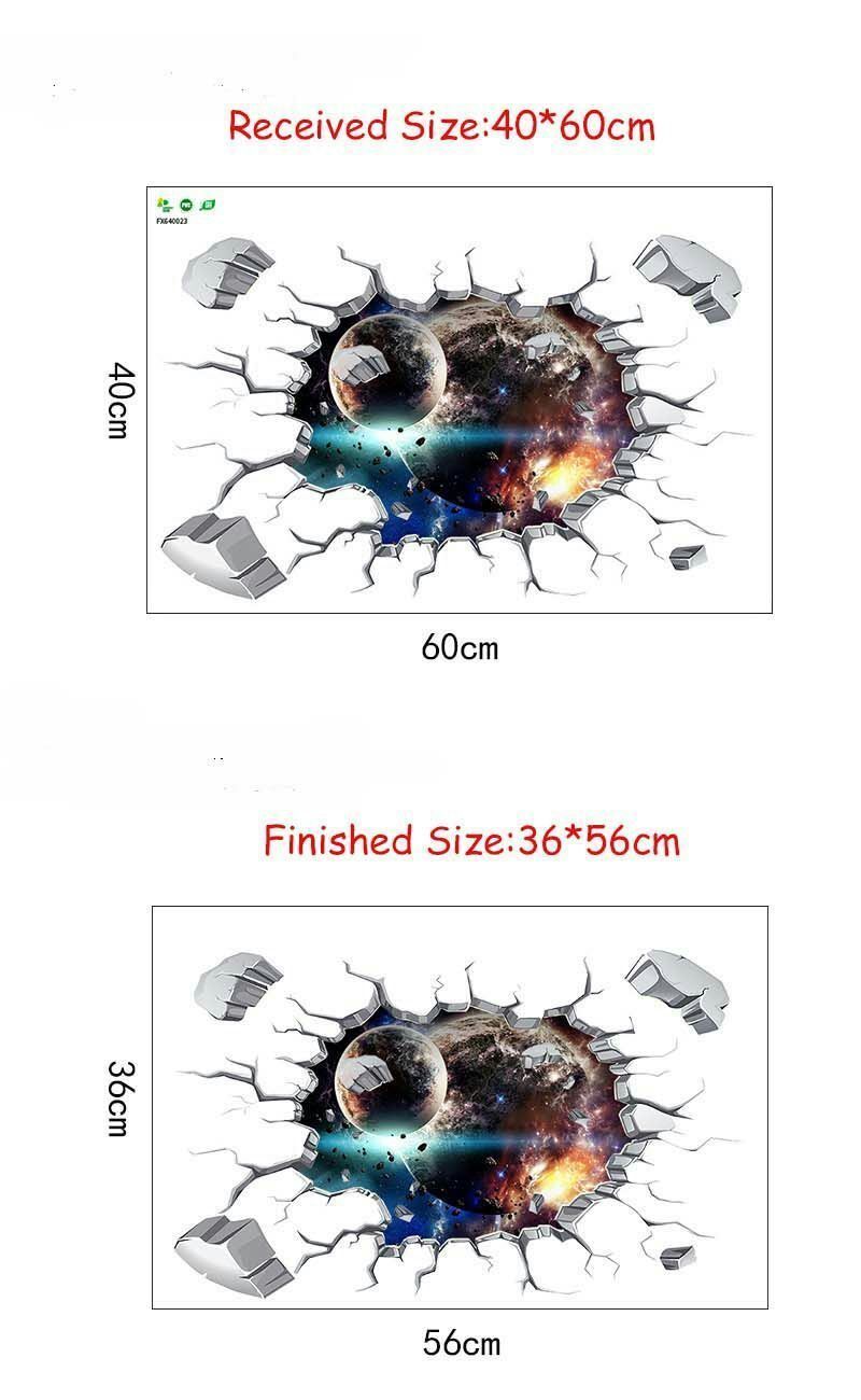 Adesivi murali: ---+++ 3D Wandsticker Universe +++--- – Nuovo e nell'imballaggio originale da Kilchberg ZH venduto da Eaglebuy 3