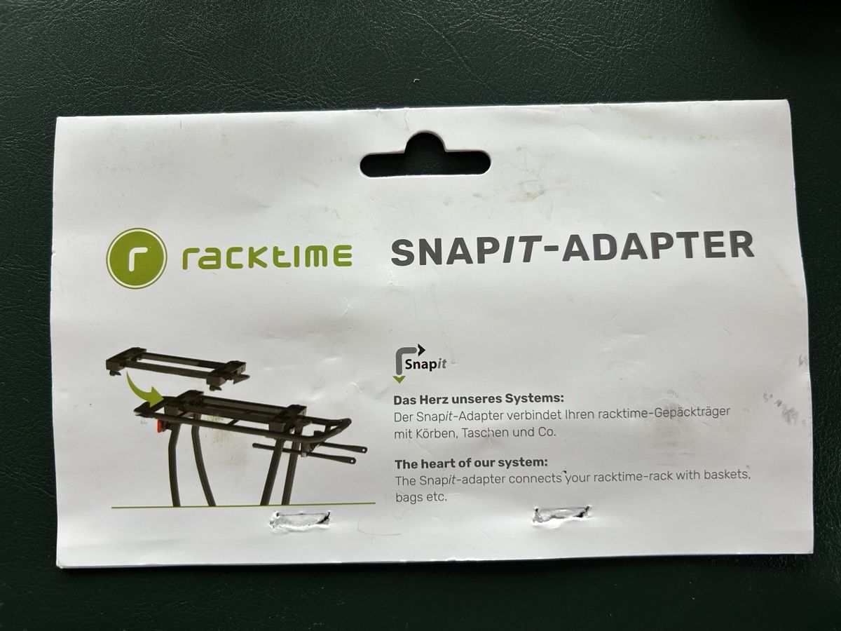 Pezzi di ricambio: Racktime Snapit Adapter – Nuovo e nell'imballaggio originale da Uttigen venduto da snaky01