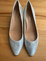 Roberto Santi Damen Pumps Silber Grau Gr. 42 Top!NEUER PREIS
