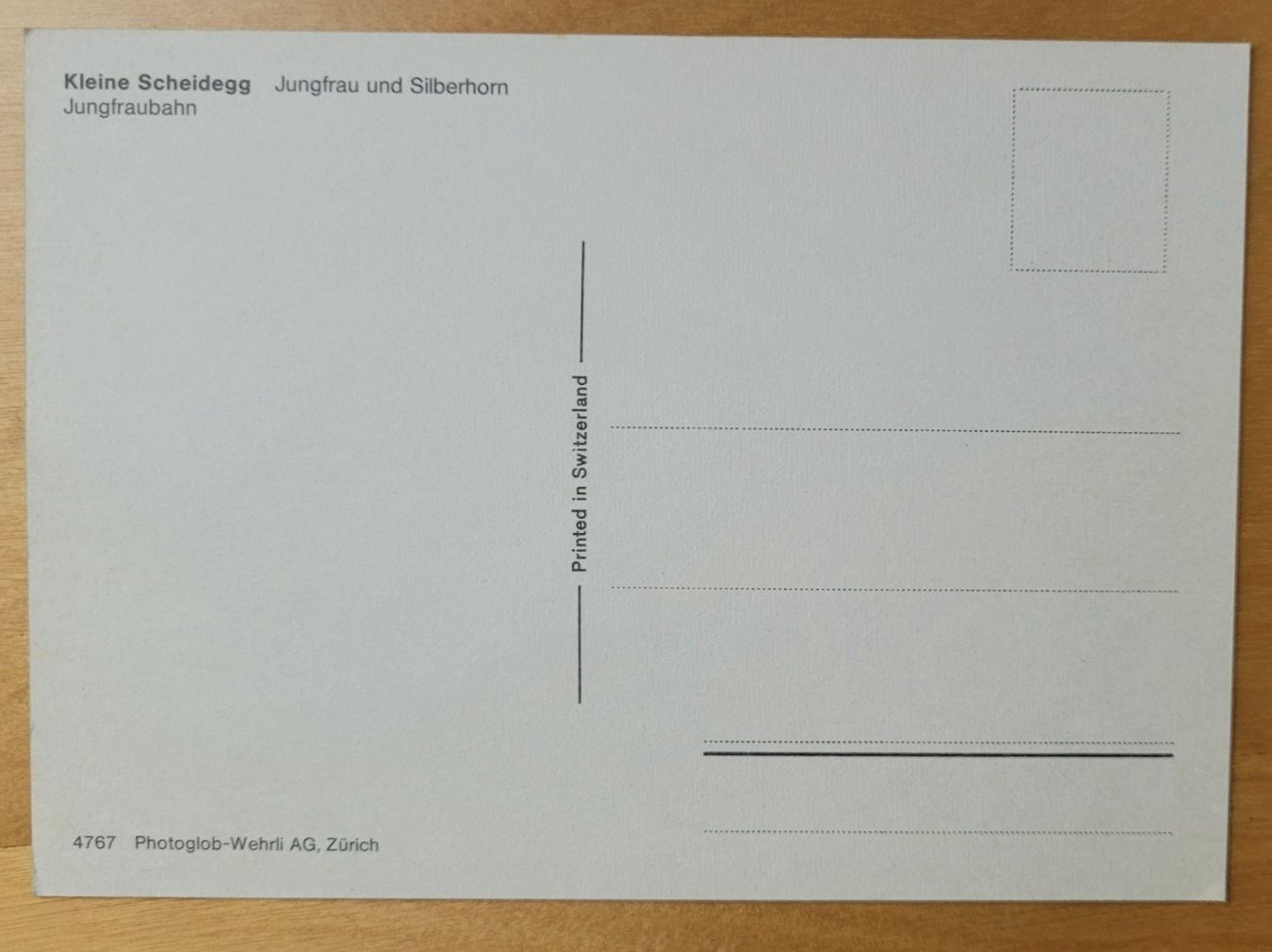 Cartoline postali: JUNGFRAUBAHN, KLEINE SCHEIDEGG - POSTKARTE / CARTE POSTALE – Nuovo (secondo la descrizione) da Neftenbach venduto da Mador6 1