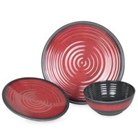 Geschirr Stone Red 3-teilig