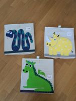 3 Sprouts Aufbewahrungsboxen 3er Set mit Tiermotiven