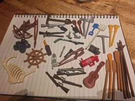 Playmobil Zubehör, Ruder, Waffen, Werkzeug usw.