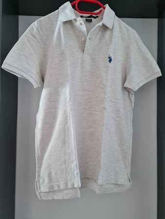 Neuw. U.S.Polo Assn. Polo-Shirt - écru - Gr.M