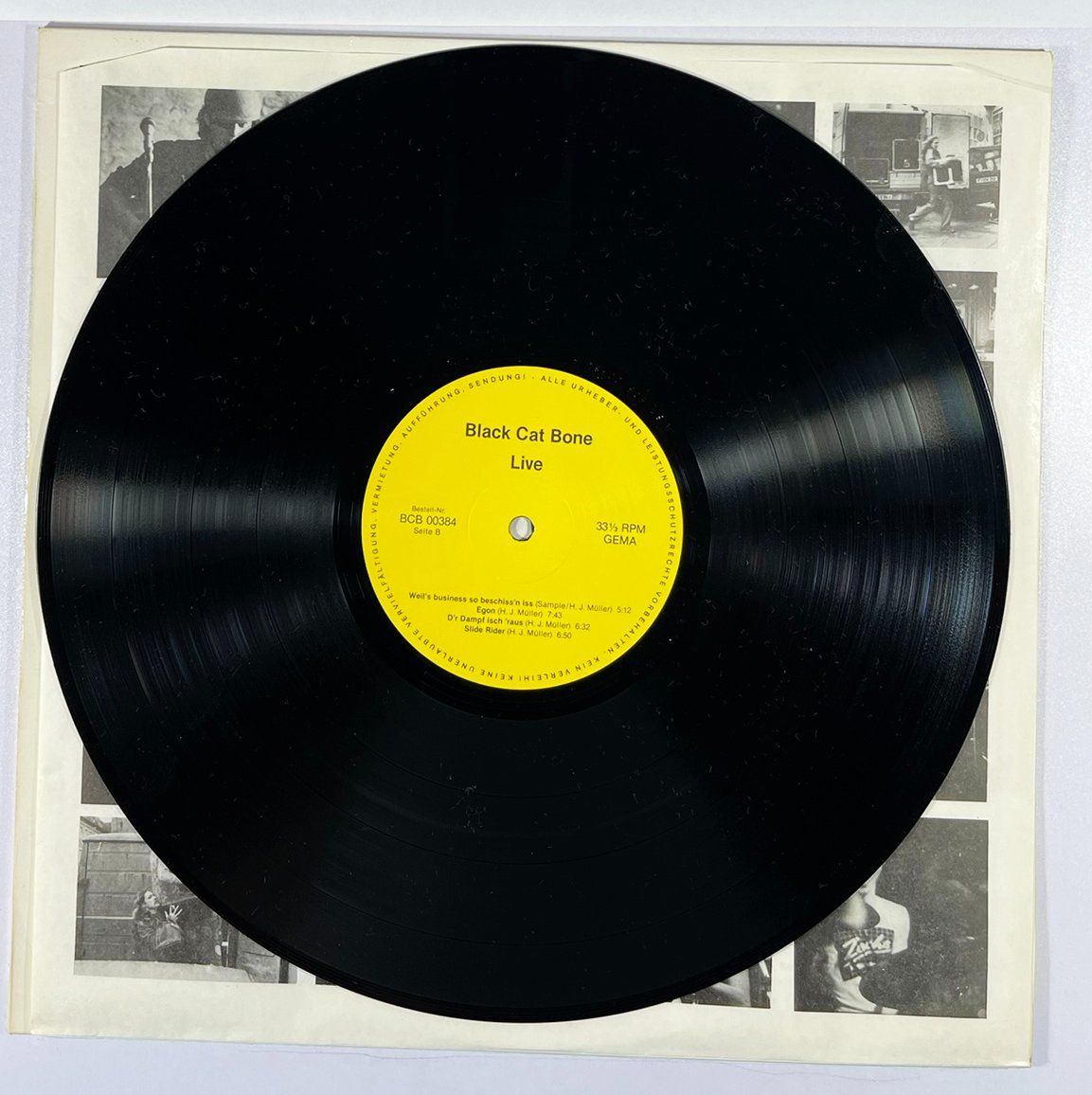 Dischi in vinile: LP: BLACK CAT BONE - Live (1984) – Usato da Frenkendorf venduto da Yard-Sale-2000 3