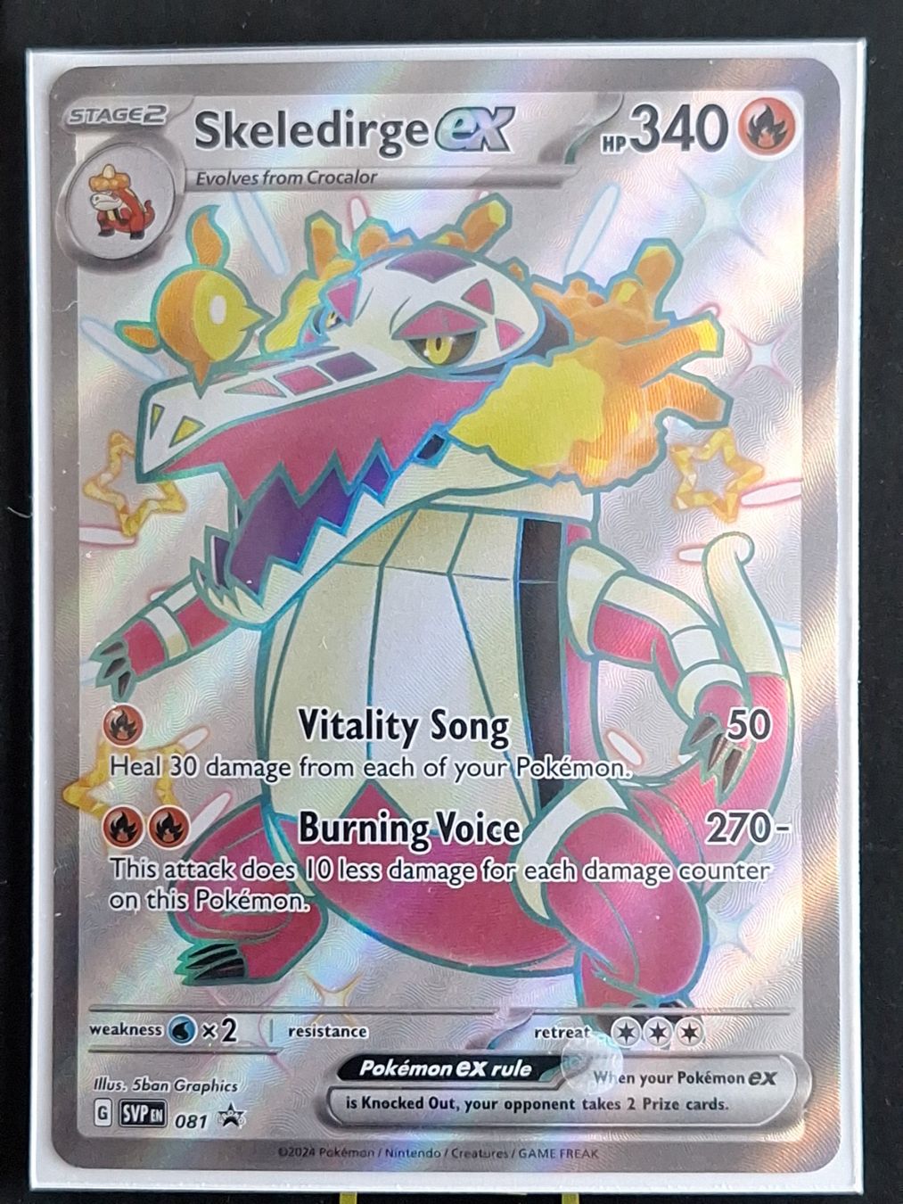 Pokémon Carte collezionabili: Skeledirge ex - Promo – Usato da Altstätten SG venduto da GGsGameshop