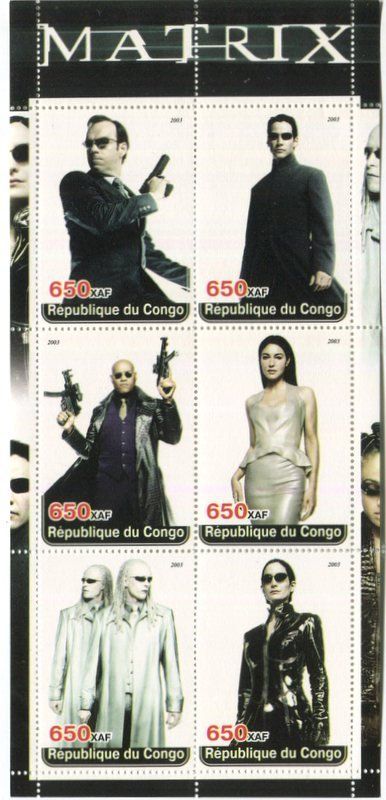 Tutti i francobolli: Block "Matrix". Kongo – Nuovo e nell'imballaggio originale da Basel venduto da Butsch5