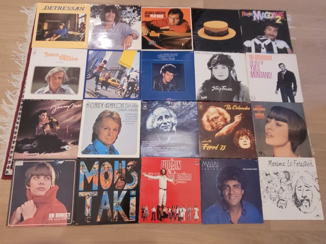 Schallplatten: 20 LP Divers Français – Gebraucht aus Martigny von MZ-67