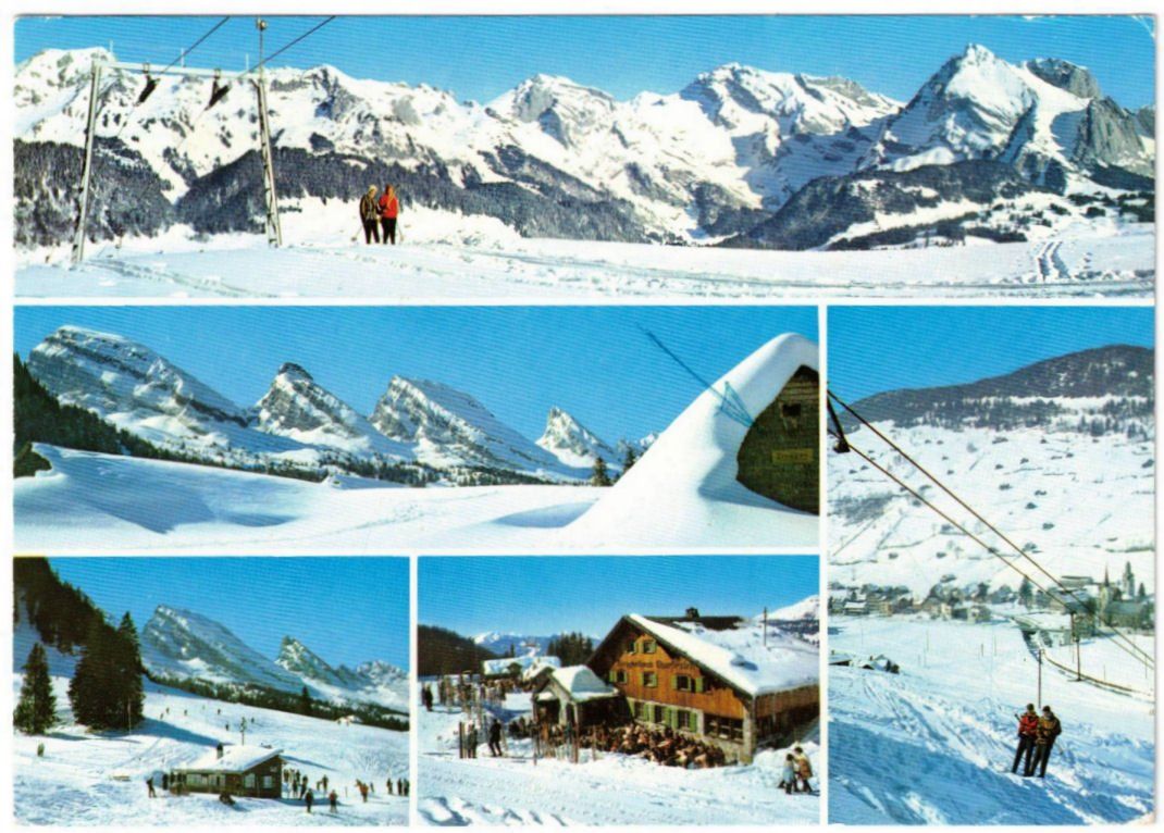 Cartoline postali: Alt St. Johann - 5 Bild AK – Usato da Binningen venduto da Mountainrider