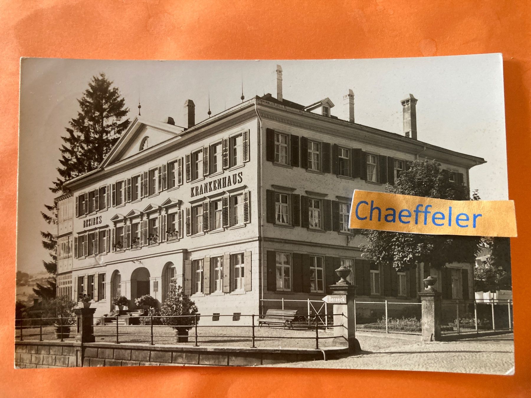 Cartoline postali: Heiden, Berirks - Krankenhaus – Usato da Zürich venduto da Chaeffeler