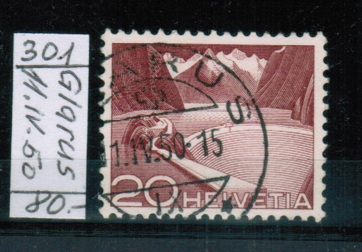 Alle Briefmarken: Nr.301 - GLARUS – Gebraucht aus Bern von peri02