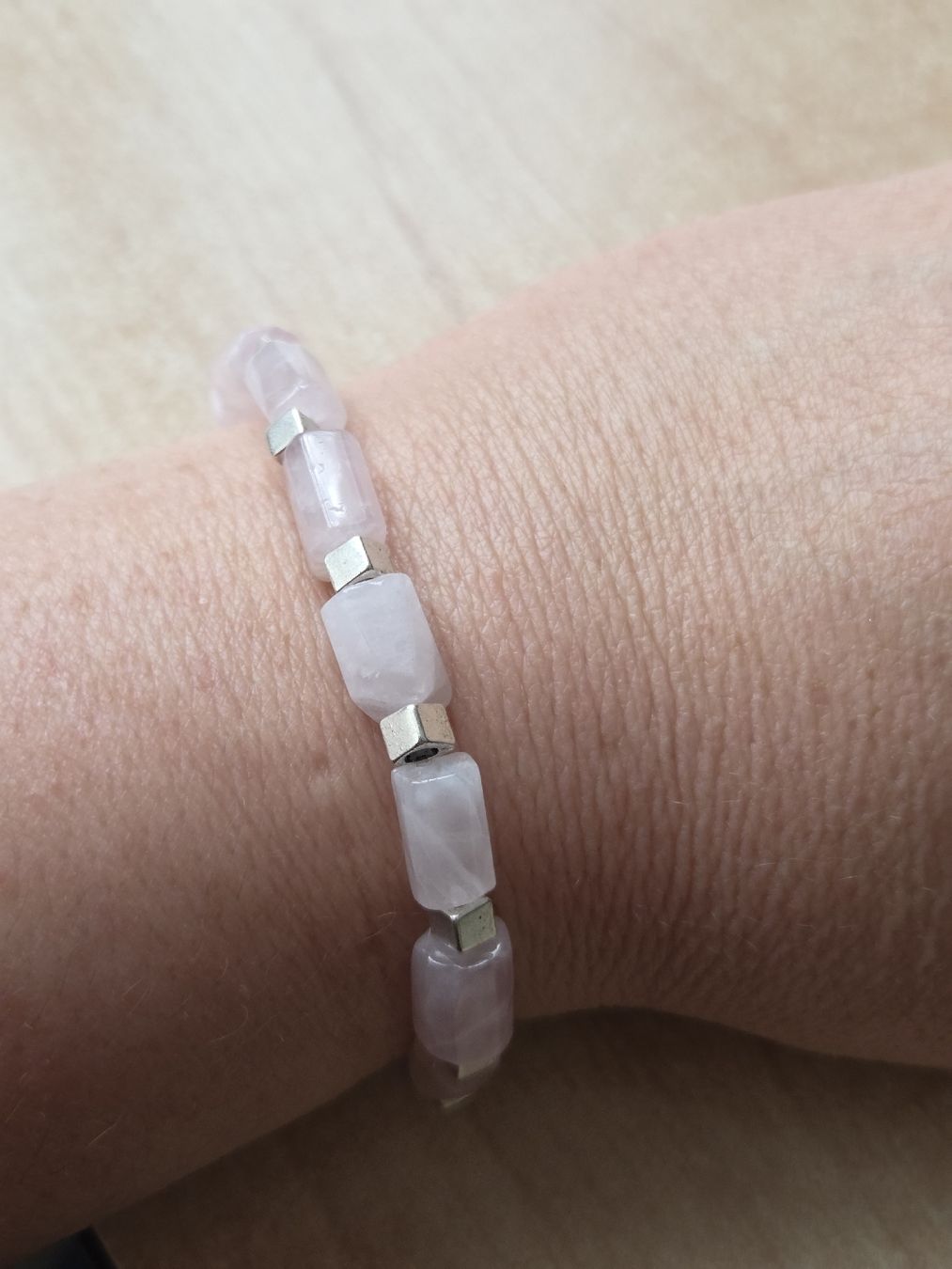 Bracciali & Braccialetti: Rosenquarz Elastarmband Länge 18cm Neu – Nuovo (secondo la descrizione) da Winterthur venduto da katzen07 2