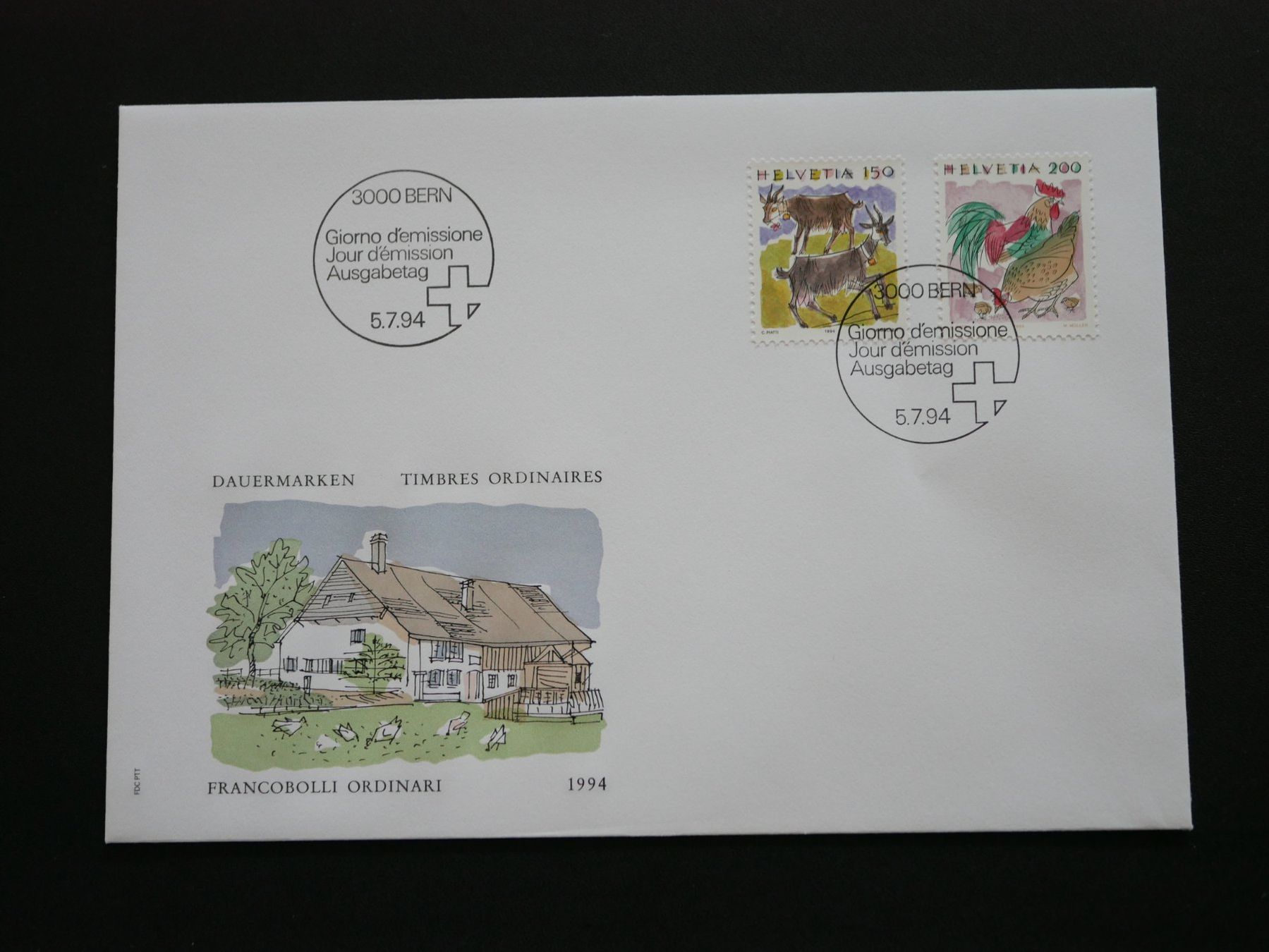 Tutti i francobolli: Ersttagsbrief 05.07.1994 ***TOP*** – Nuovo (secondo la descrizione) da Kreuzlingen venduto da kar_kj82