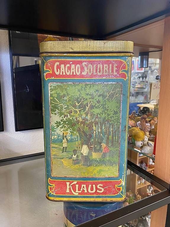 Tutte le decorazioni: Wunderschöne alte Blechdose Klaus`s Cacao Soluble – Usato da Steinhausen venduto da einzelstueck-brocki 2