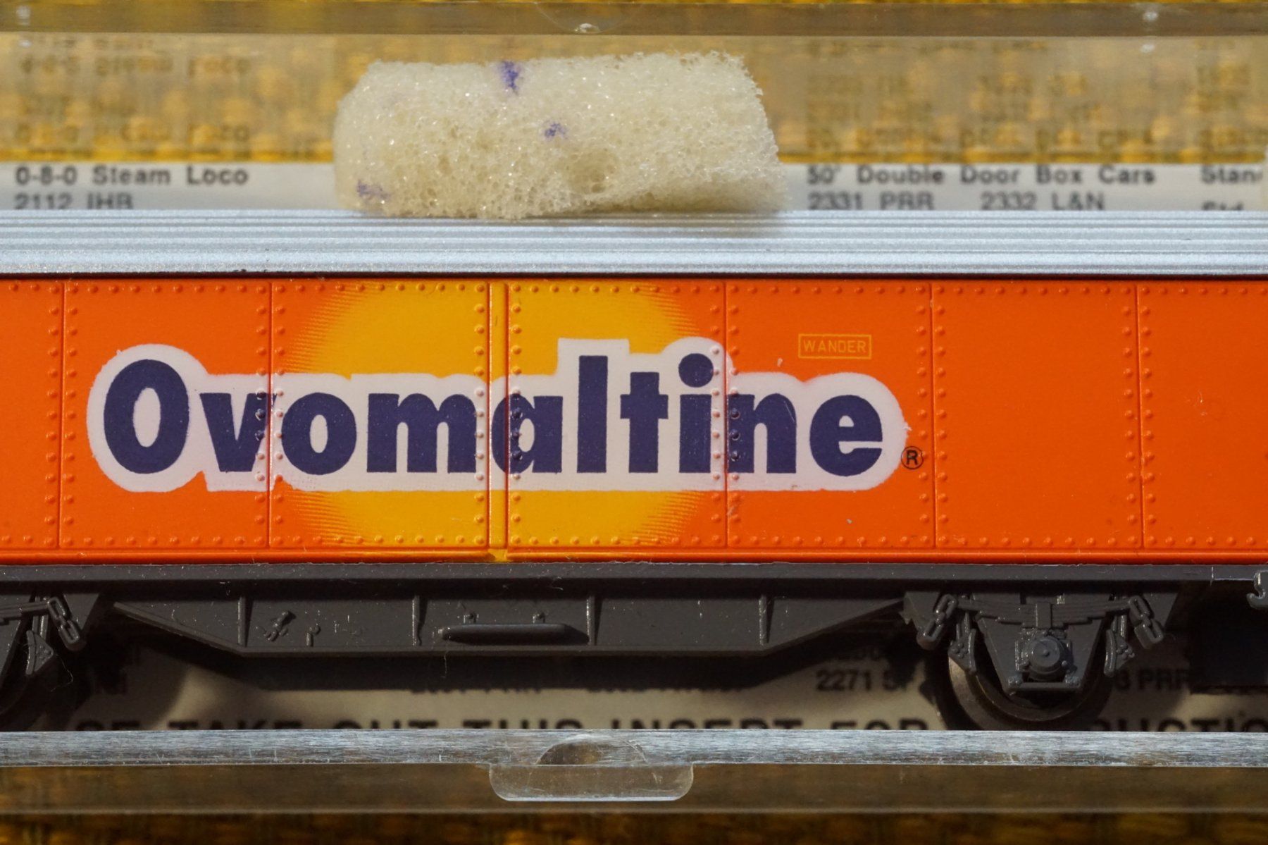 Roco Modellini di ferrovie: Roco Güterwagen Ovomaltine Spur N – Usato da Gränichen venduto da iknow 3