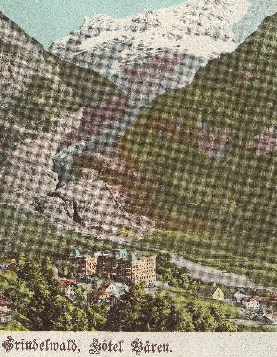 Cartoline postali: Grindelwald   Hotel  Bären – Usato da Aarau venduto da kufi44 1