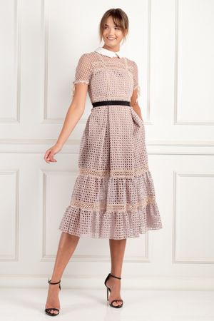 Self Portrait Elegant Midi Dress