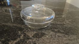 KNOPFDOSE GLAS  SCHWEIZER KRISTALGLAS  SARNEN  DESIGN Versan