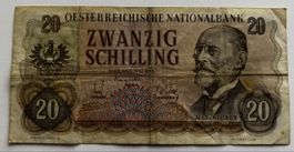 Österreich 20 Schilling 1956