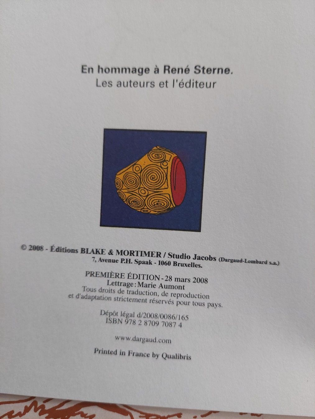 Comics: Blake et Mortimer Le Sanctuaire du Gondwana EO 2008 BE+ – Gebraucht aus Genève von Blu_BD 3