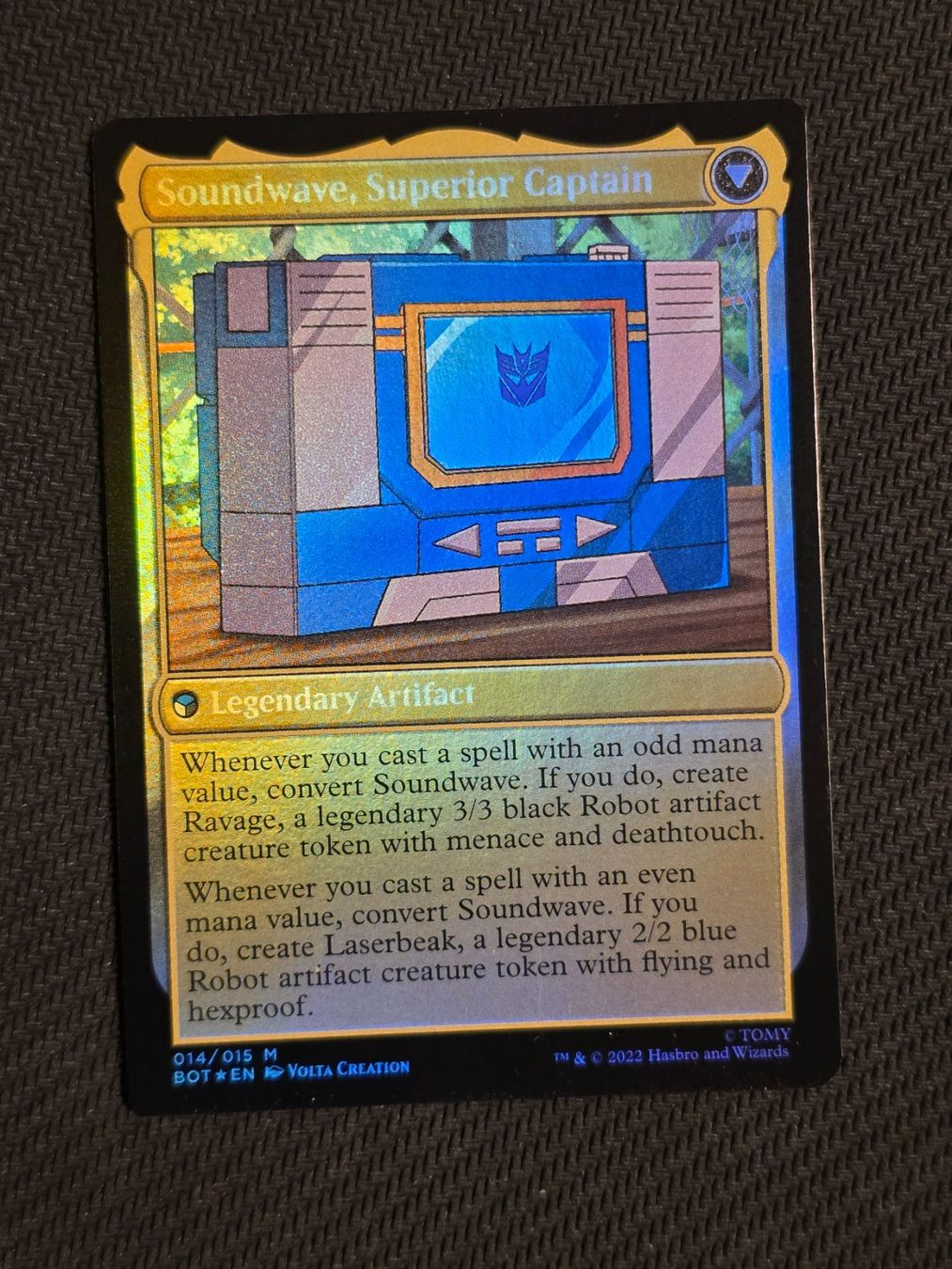 Magic The Gathering Carte collezionabili: Soundwave, Sonic Spy  -  Foil  -  MTG – Usato da Zürich venduto da Semagets 1