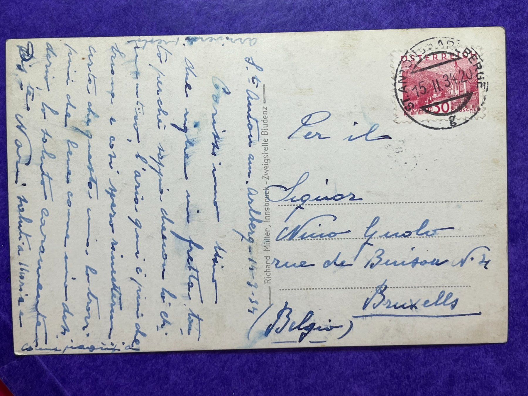 Cartoline postali: Haus Soledec, Anton am Arlberg – Usato da Steg VS venduto da danwer74 1