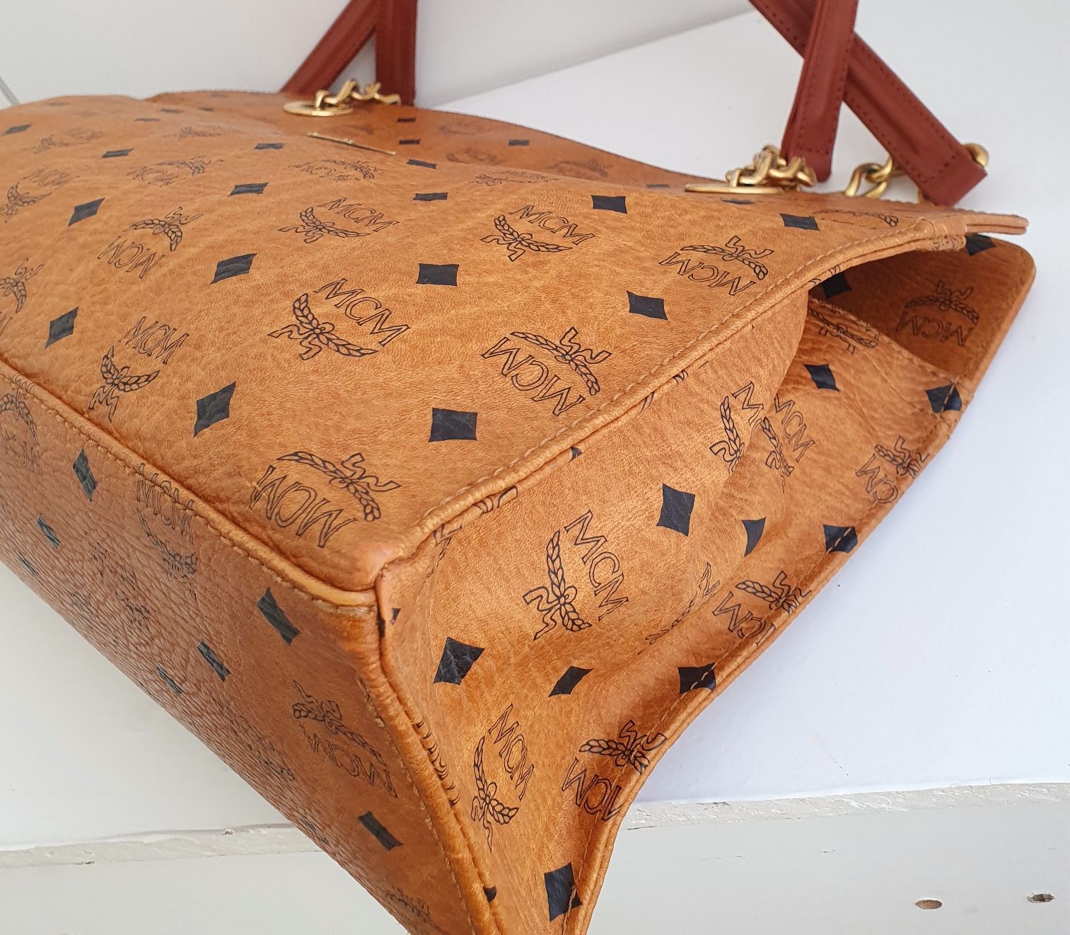 Mcm Taschen für Damen: MCM Schultertasche Cognac Canvas  – Gebraucht aus Niederteufen von Mira_72 3