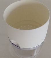 Blumentopf weiss mit Wasserreservoir neuwertig