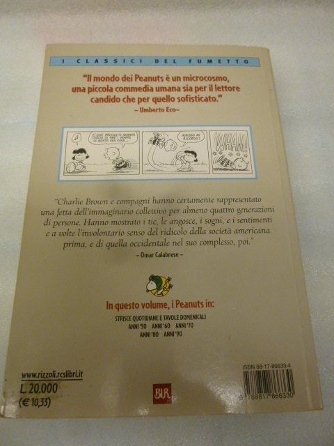 Fumetti: Charles M. Schulz Peanuts presentati da Umberto Eco (2001) – Usato da Pambio Noranco venduto da Pol69 1