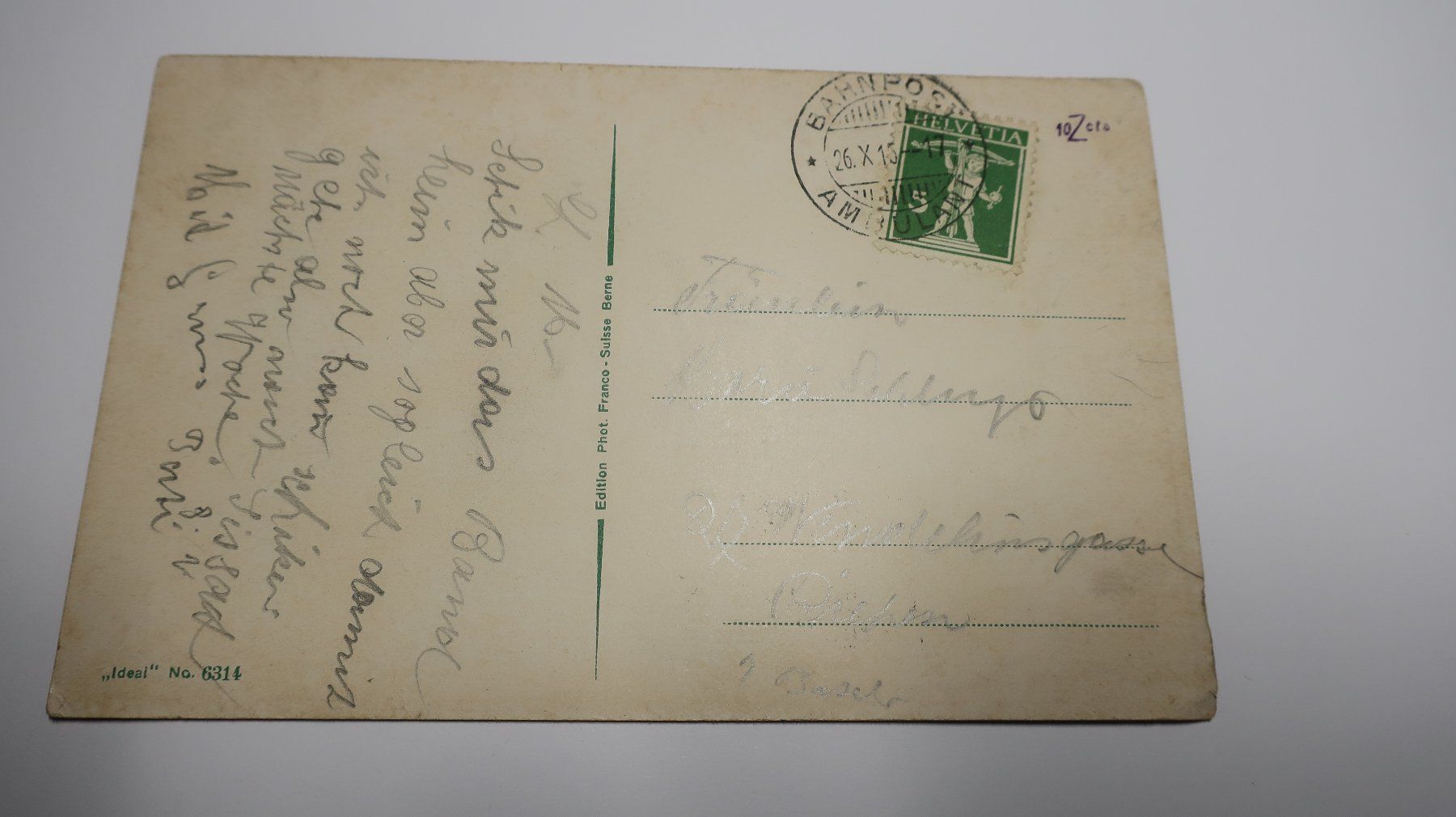 Cartes postales: Langenthal Kirche  1917 – D'occasion à Cormoret par Pascalll2001 5