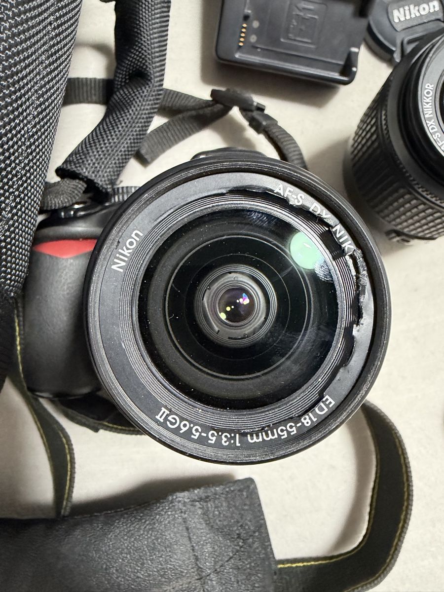 Nikon Fotocamera: Nikon D3100 Spiegelreflexkamera mit 2 Objektiv und Tasche – Usato da Niederbipp venduto da yar_tf6f 5