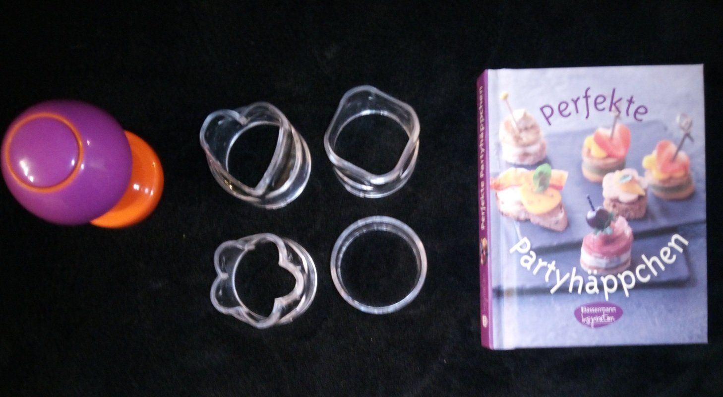 Elettrodomestici da cucina: Partyformen-Set und Buch "Perfekte Partyhäppchen" – Usato da Werdenberg venduto da EXA-Secondhand 1