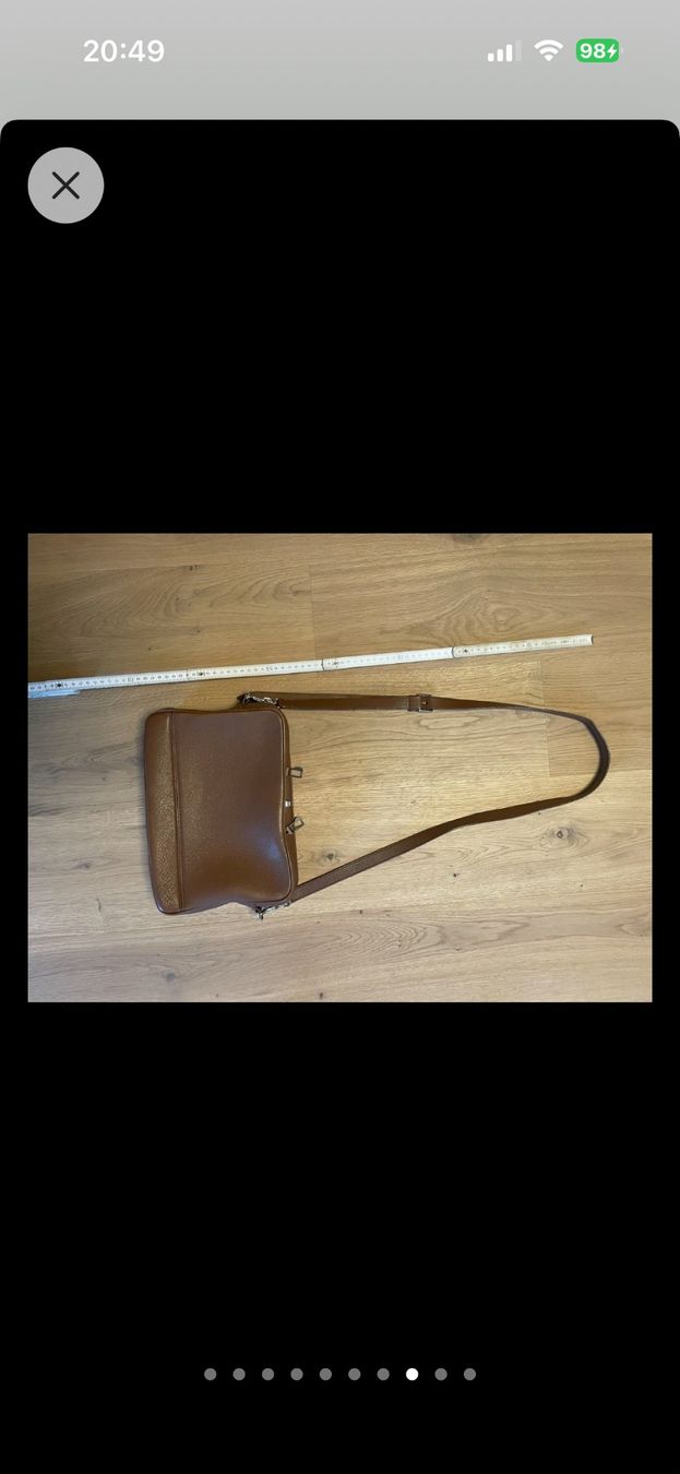 Max Mara Borse da donna: Maxmara Brown leather bag beautiful deep colour with pockets – Usato da Genève venduto da ahe_ktd6 4