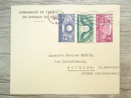 TR69 Enveloppe + Timbre Afrique Sud 1949