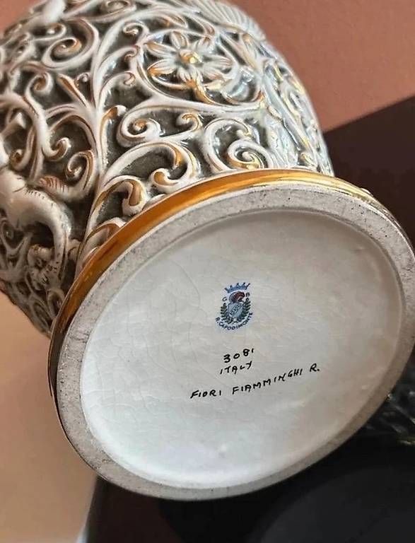 Vasi & Recipienti:  Grande Vaso con Coperchio Capodimonte  Mod. 3081 – Usato da Figino venduto da cla_b75f 2