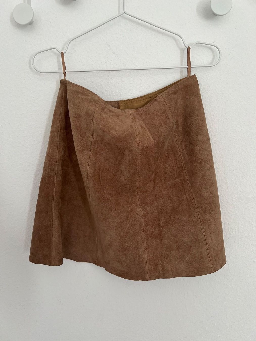 Topshop Gonne: Hellbrauner Lederrock von Topshop, Grösse M – Nuovo (secondo la descrizione) da Zürich venduto da lisitsyna 1