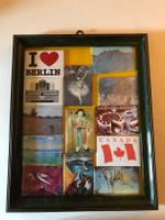 Tableau avec plaquettes souvenir aimanté
