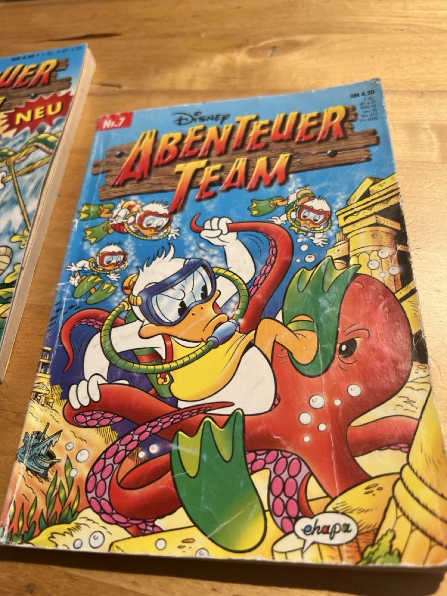 Fumetti: Disney Abenteuer Team Comic-Heft Nr. 2, 4, 7 – Usato da Wettingen venduto da Mbdc 3