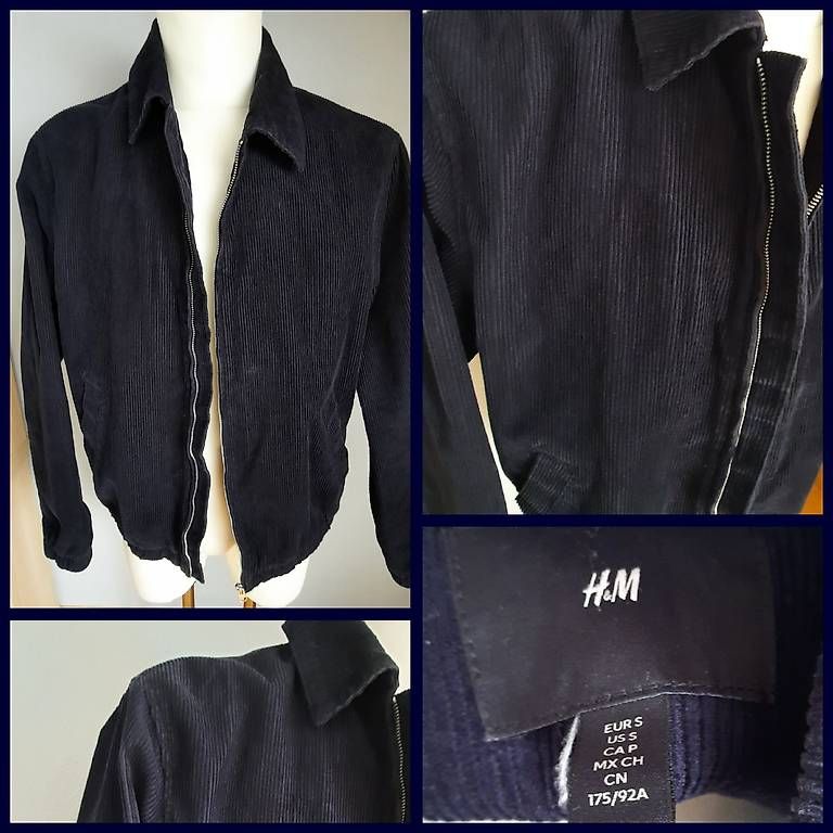 Jacken: ***H&M*** Cordjacke S blau – Gebraucht aus Wädenswil von H2H_Secondhandshop
