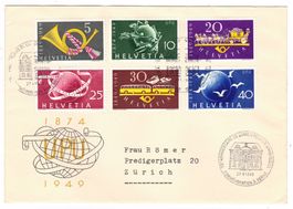 Lettre de Bern cachet S303 pour Zürich le 27.V.49