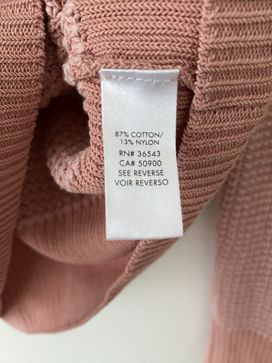 Calvin Klein Maglioni & Felpe: Calvin Klein Pullover gestrickt, lachsrosa, Grösse 34 – Usato da Winterthur venduto da marisole4 3