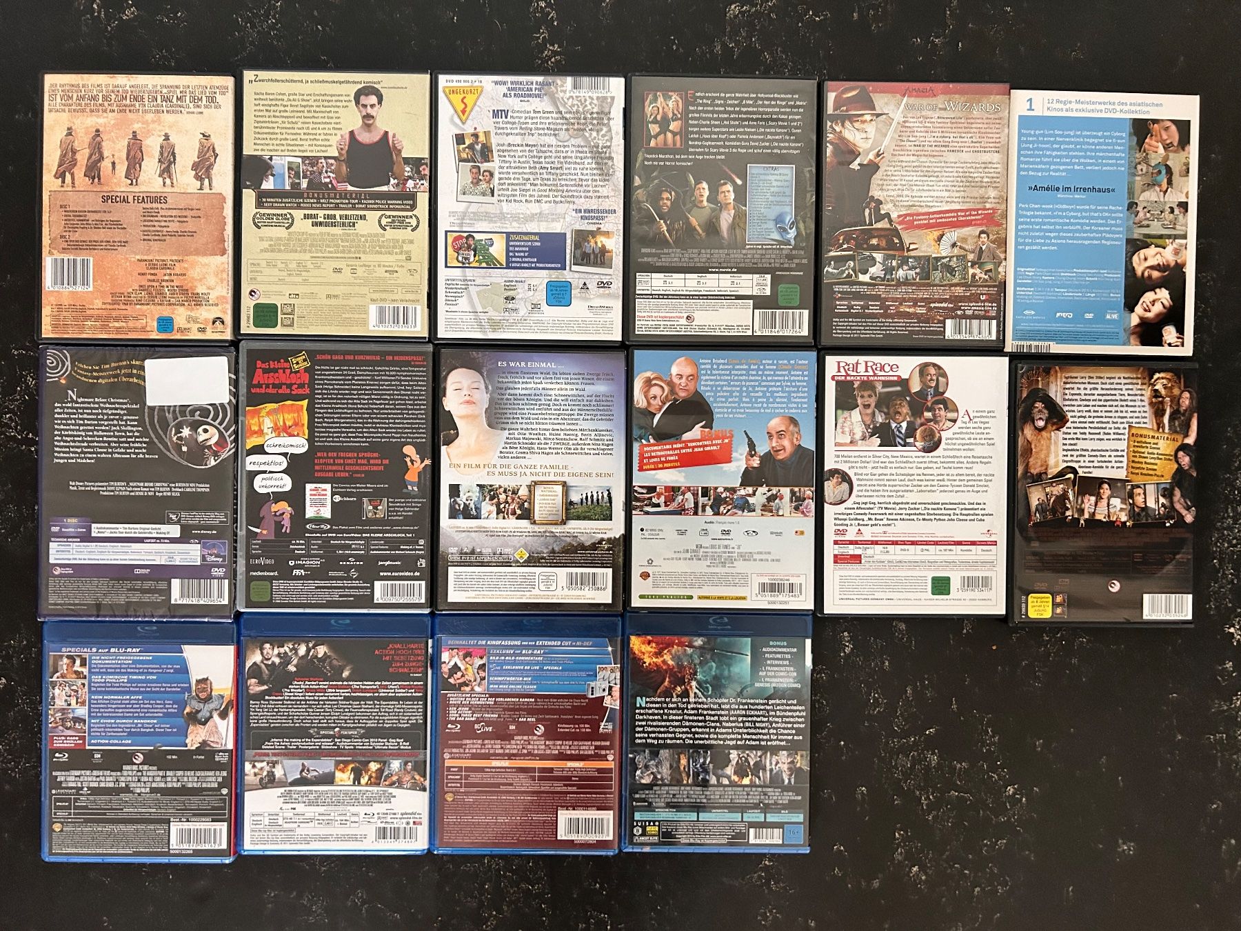 Alle DVDs: 12 DVD's + 4 Bluray's - Sammlung – Gebraucht aus Bern von inf_bdw8 1