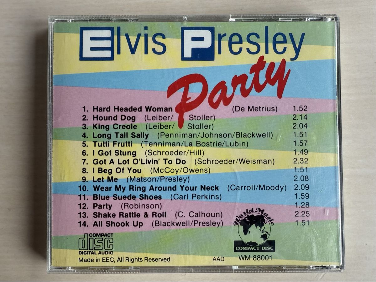 CD: Elvis Presley - Party - CD Made in EEC – Usato da Oberried Brienz venduto da Chyara 1
