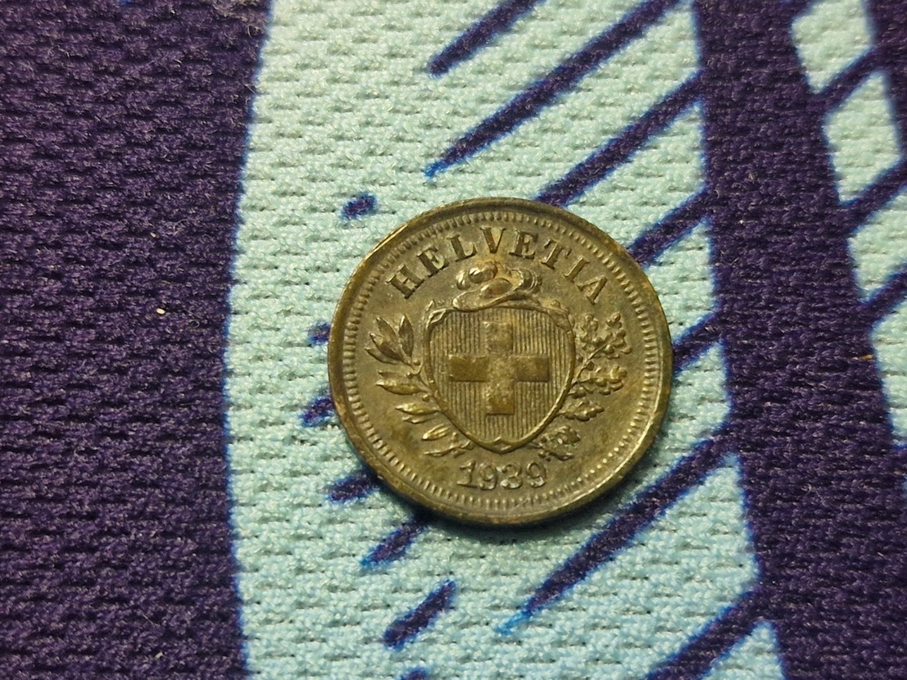 Tutti le monete: 1- Rappen 1939 selten. – Usato da Zürich venduto da Moreira01