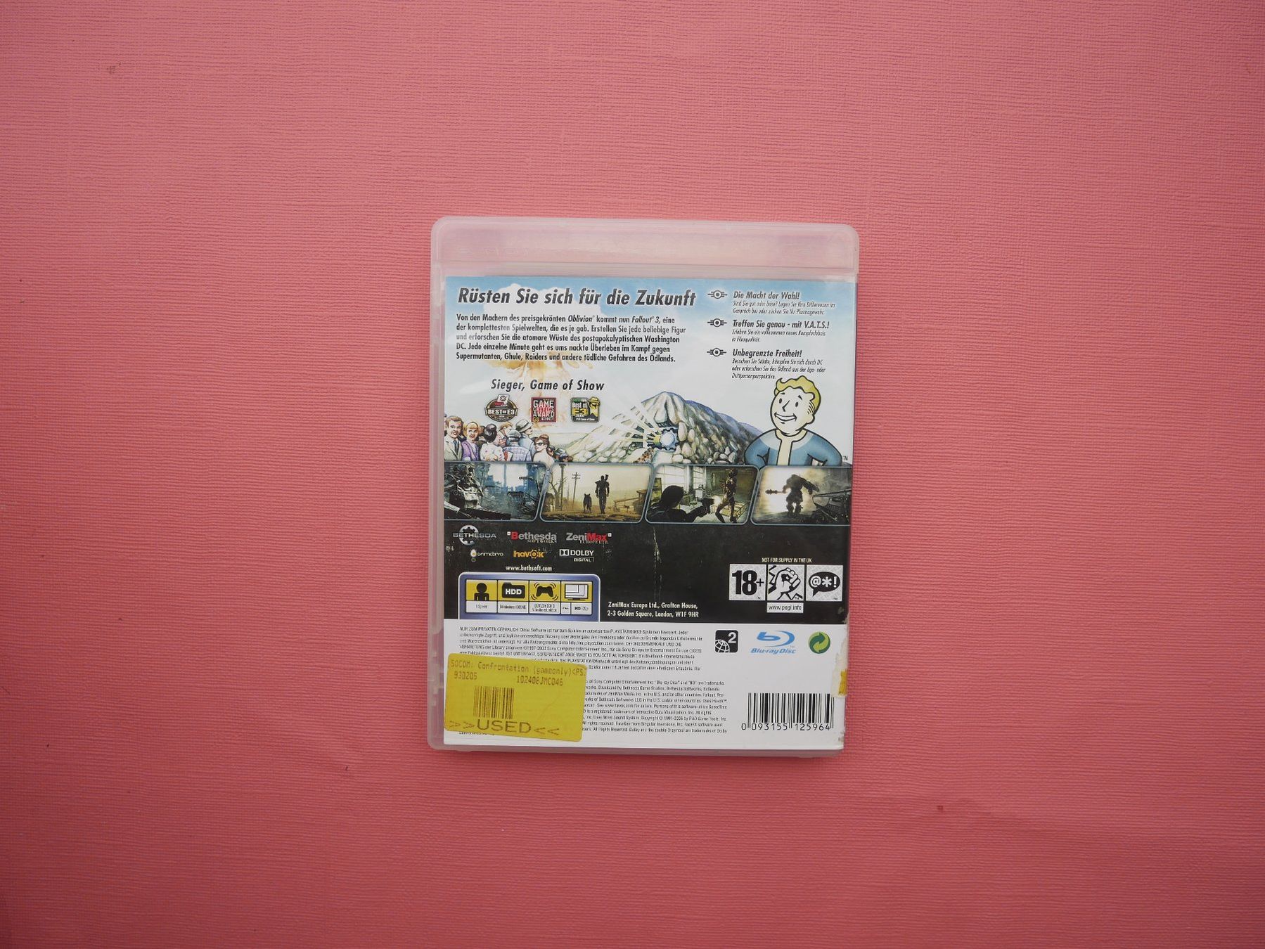 Sony Giochi: Fallout 3 (PS3) – Usato da Niederwangen BE venduto da Benny.7 1