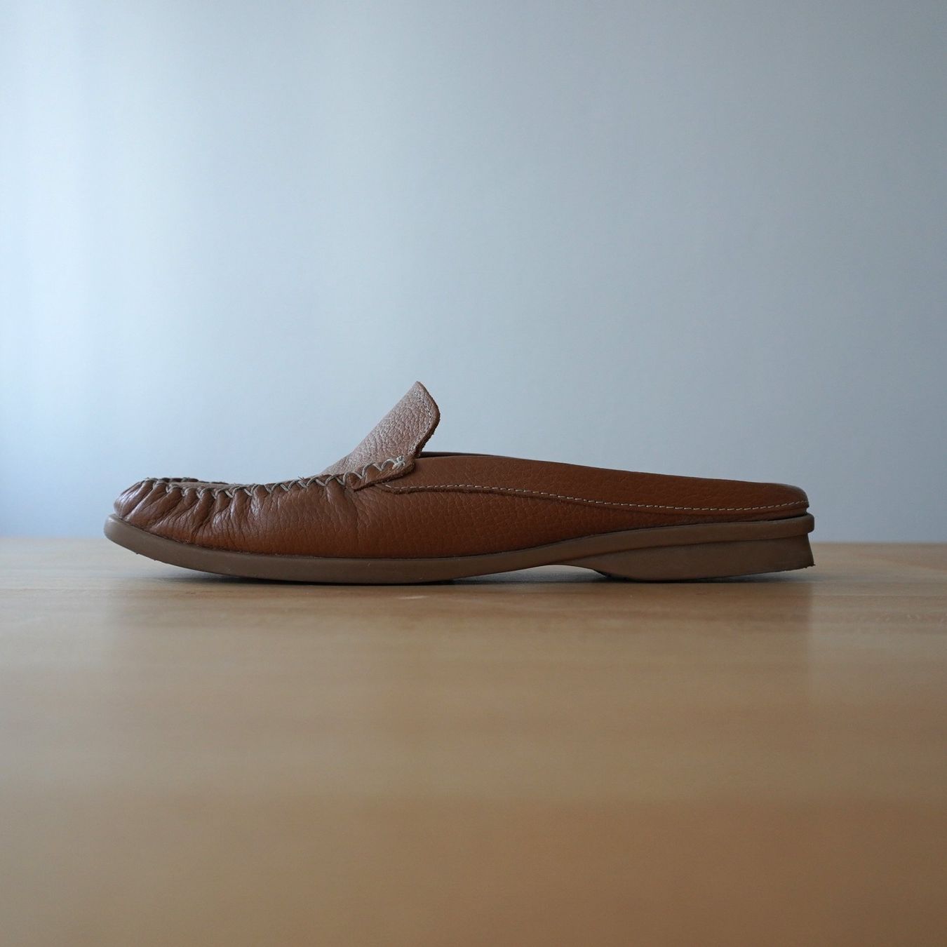 Peter Hahn Damenschuhe: Mokassin-Sabot Peter Hahn, cognac, Grösse 41 – Gebraucht aus Olten von HerGoodPieces